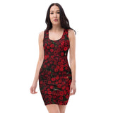 Covered In Roses Bodycon Dress