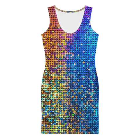 Luxe Soulstar Bright Lights Fitted Dress