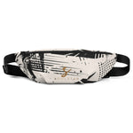 Luxe Soulstar Neutral Abstract Fanny Pack