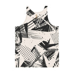 Luxe Soulstar Neutral Abstract Tank Top