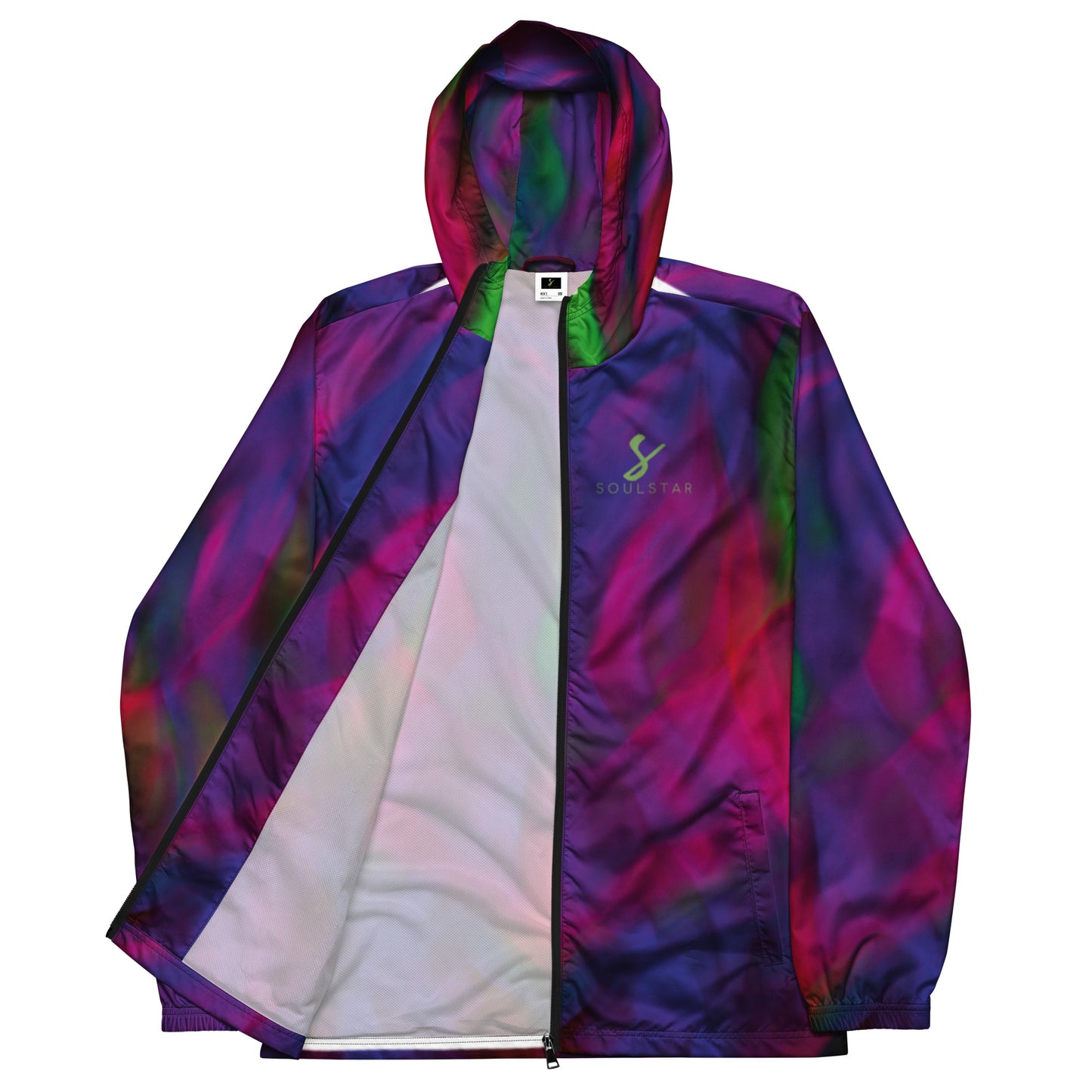Luxe Soulstar Men’s Watercolor Windbreaker