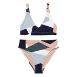 Luxe Soulstar Geometric Shapes High-Waisted Bikini