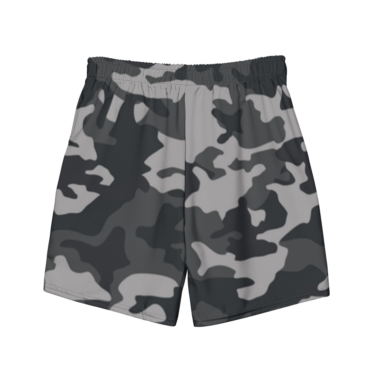 Luxe Soulstar Men's Grey Camo Swim Trunks