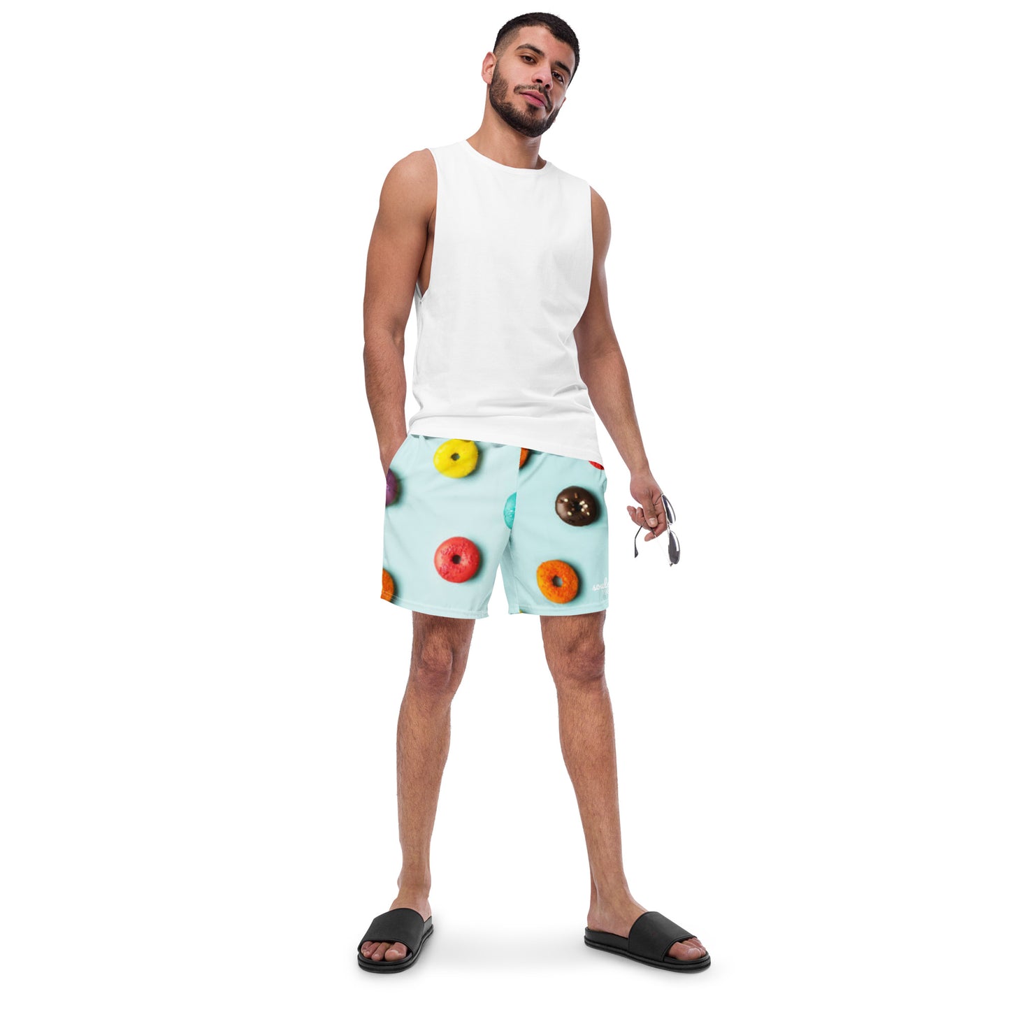 Soulstar 1984 Men's Doughnut Swim Trunks