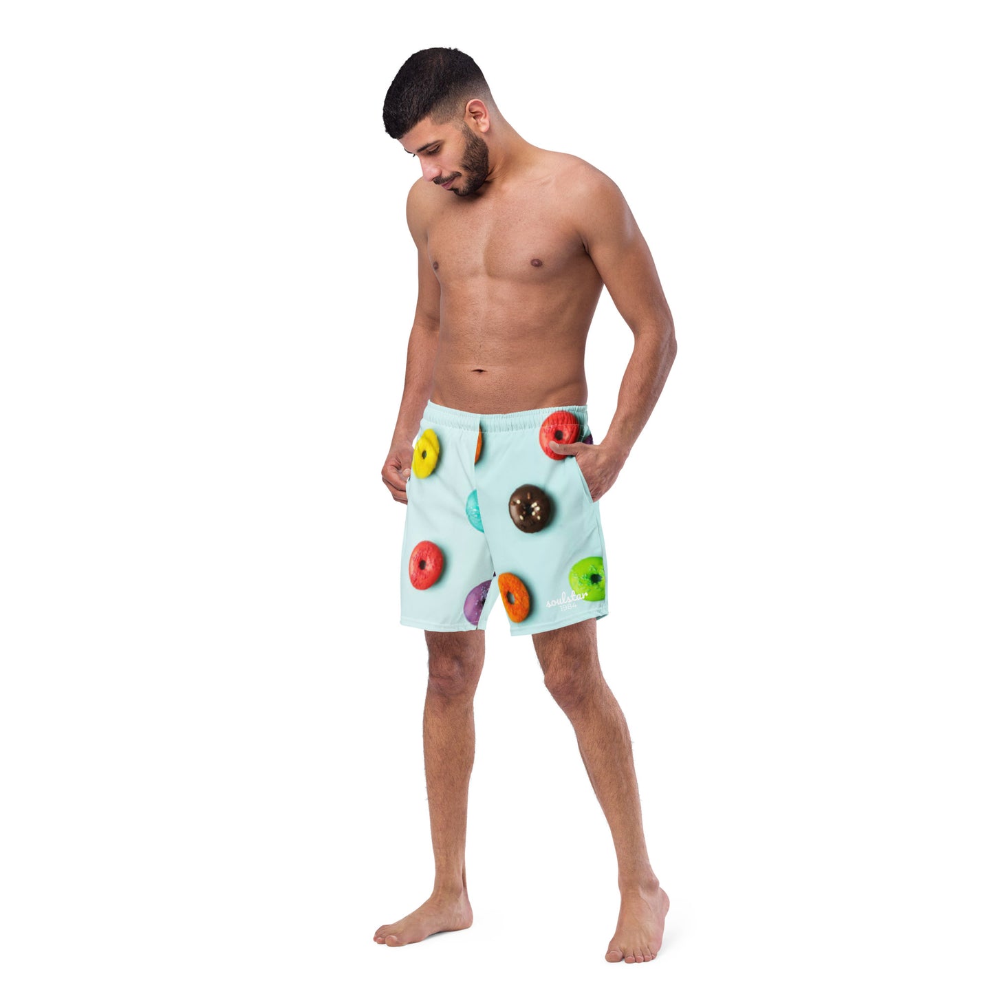 Soulstar 1984 Men's Doughnut Swim Trunks