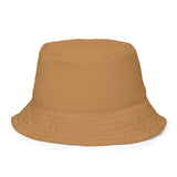 Luxe Soulstar Neutral Abstract Reversible Bucket Hat