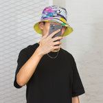 Luxe Soulstar Graffiti Reversible Bucket Hat