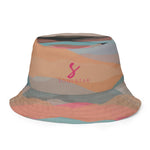 Luxe Soulstar Multicolor Camo Reversible Bucket Hat