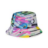 Luxe Soulstar Graffiti Reversible Bucket Hat