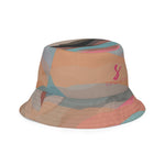 Luxe Soulstar Multicolor Camo Reversible Bucket Hat