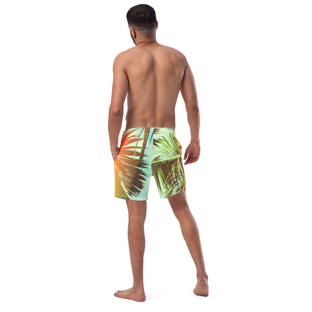 Soulstar Men's Vintage Palms Swim Trunks