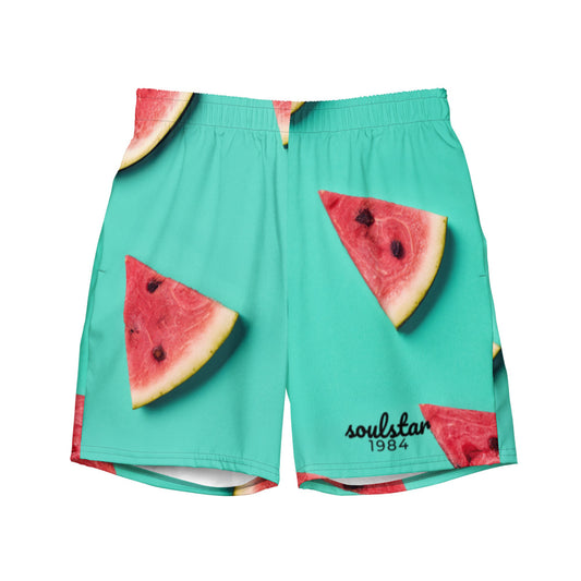 Classic Soulstar 1984 Men's Watermelon Swim Trunks