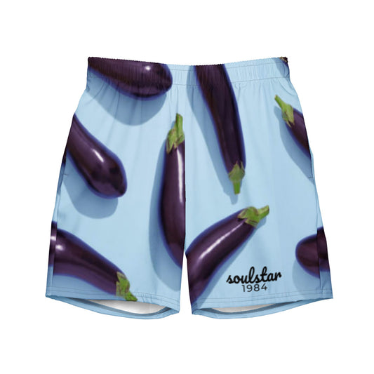 Classic Soulstar Men's Eggplant Swim Trunks