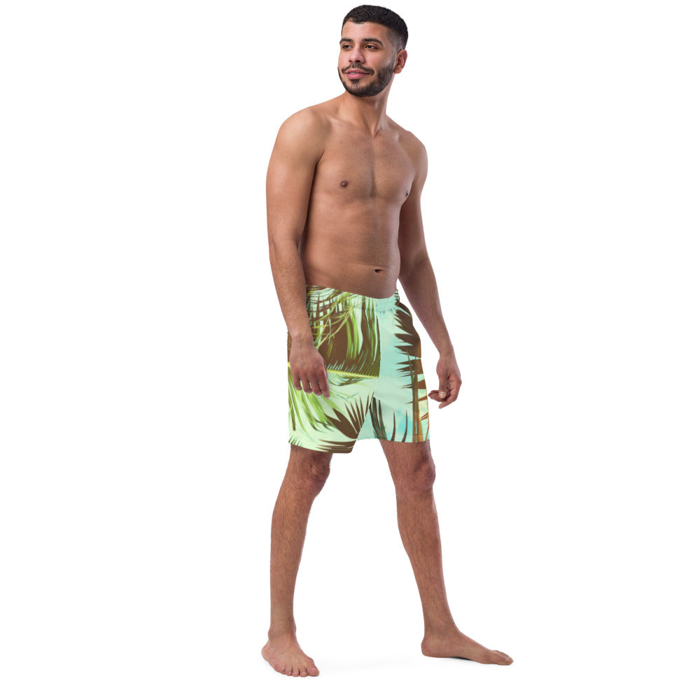 Soulstar Men's Vintage Palms Swim Trunks