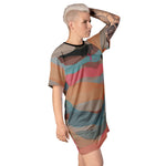 Luxe Soulstar Multicolor Camo T-shirt Dress