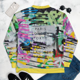 Luxe Soulstar Unisex Graffiti Fashion Bomber Jacket