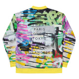 Luxe Soulstar Unisex Graffiti Fashion Bomber Jacket