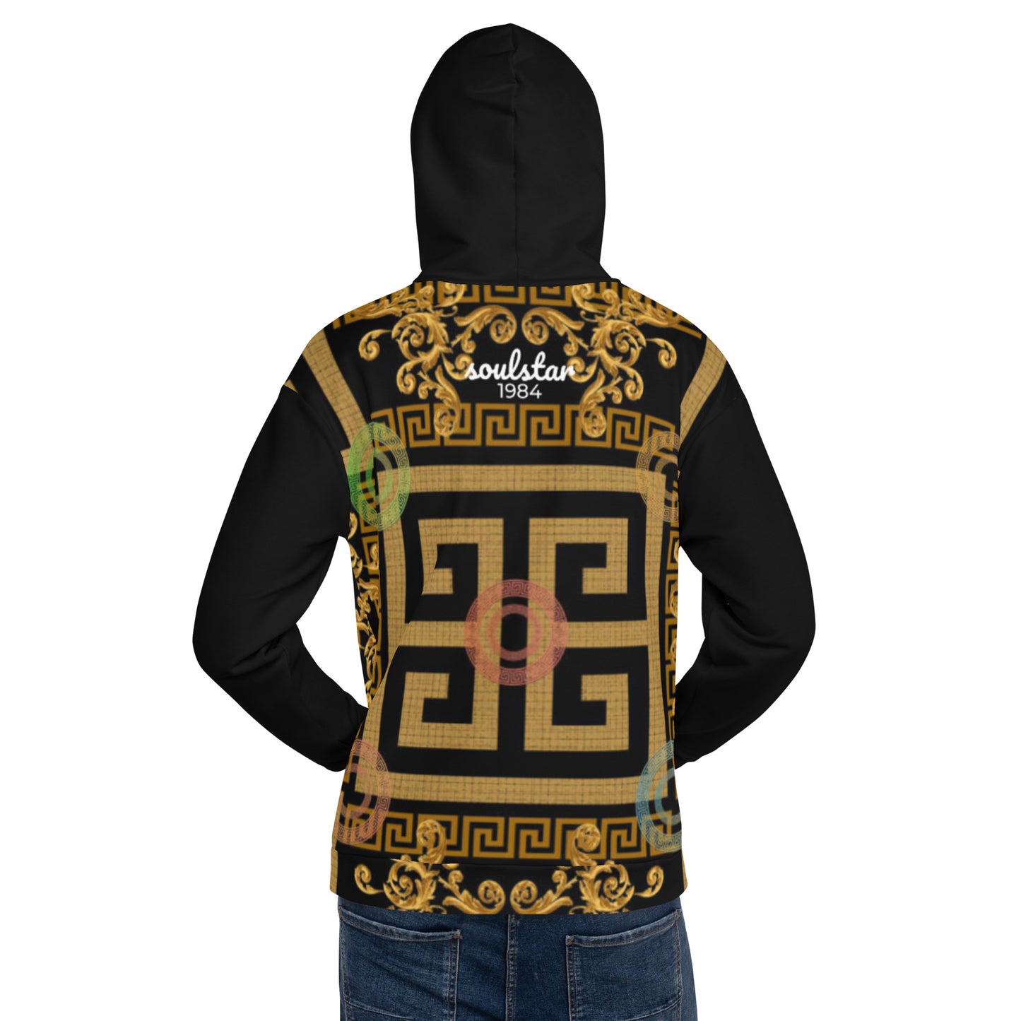 Soulstar 1984 Baroque Pattern Unisex Hoodie