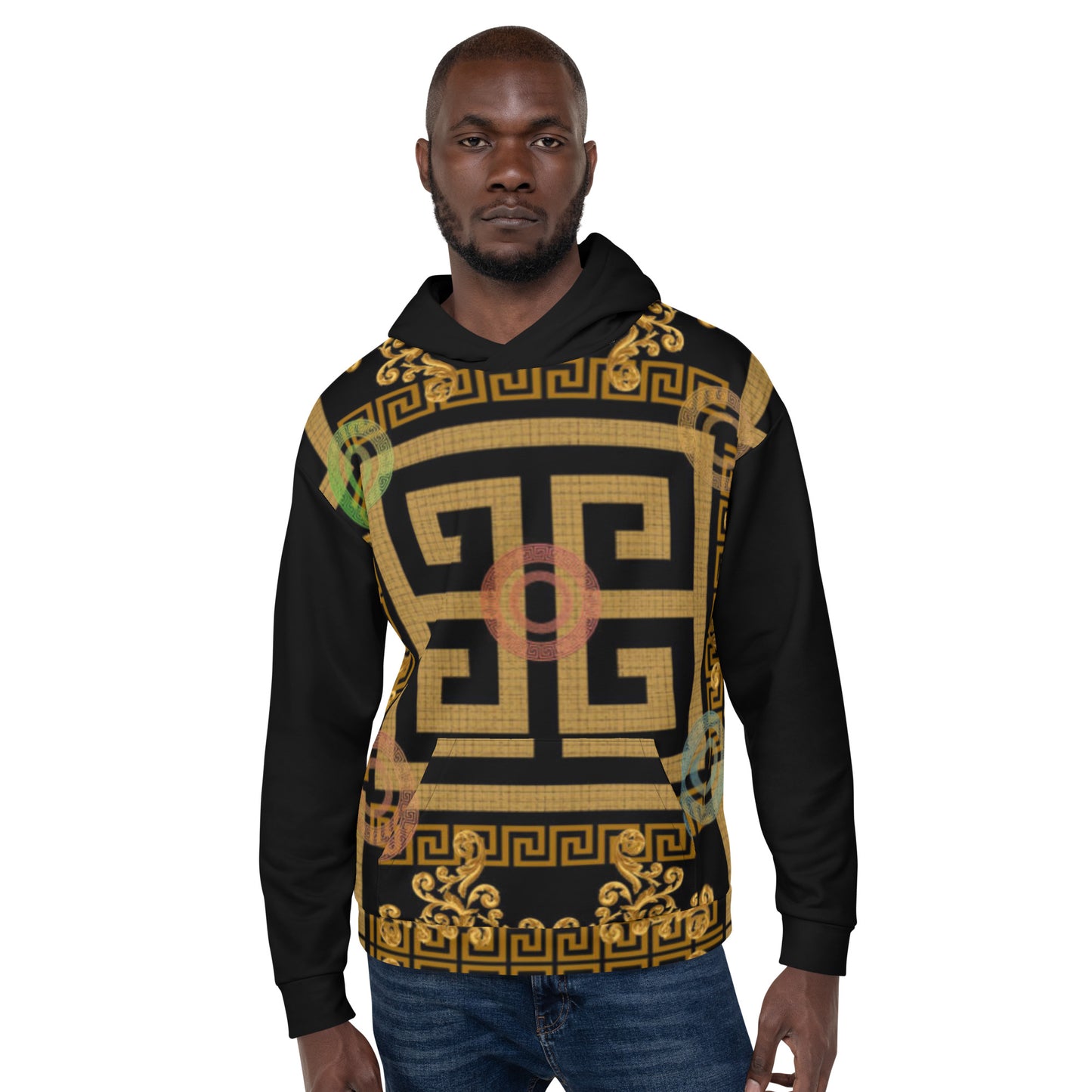 Soulstar 1984 Baroque Pattern Unisex Hoodie