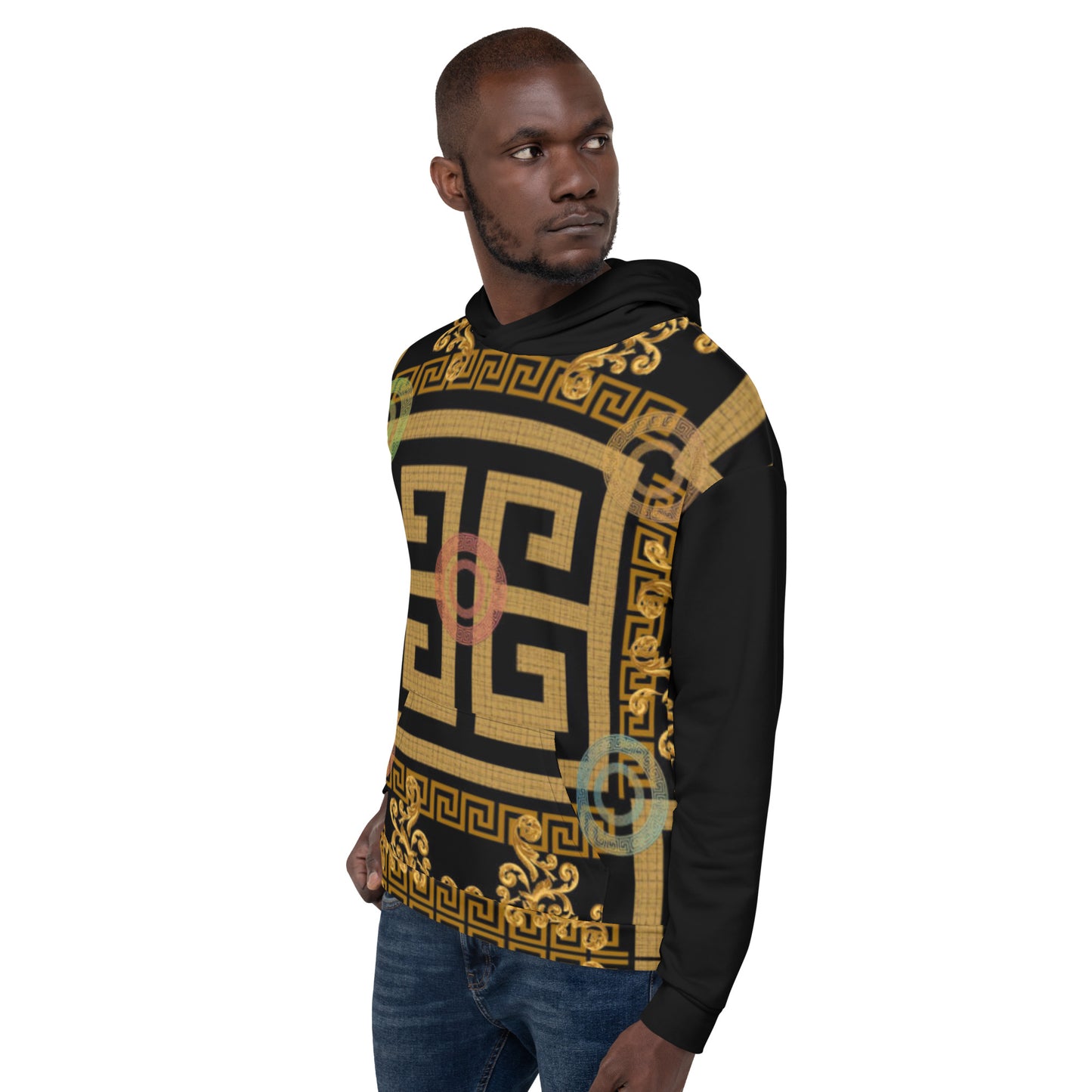 Soulstar 1984 Baroque Pattern Unisex Hoodie