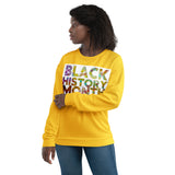 Yellow Black History Month Unisex Sweatshirt