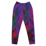 Luxe Soulstar Women's Watercolor Joggers