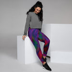 Luxe Soulstar Women's Watercolor Joggers