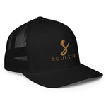 Luxe Soulstar Gold Closed-Back Trucker Cap