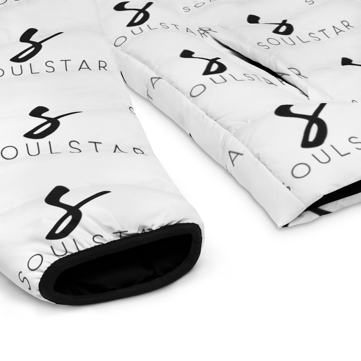 Luxe Soulstar Men's White Puffer Jacket