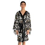 Luxe Soulstar Abstract Kimono Robe