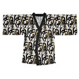 Luxe Soulstar Abstract Kimono Robe