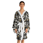 Luxe Soulstar Abstract Kimono Robe