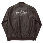 Soulstar 1984 Vegan Leather Unisex Bomber Jacket