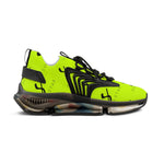 Luxe Soulstar Men's Neon Mesh Sports Sneakers