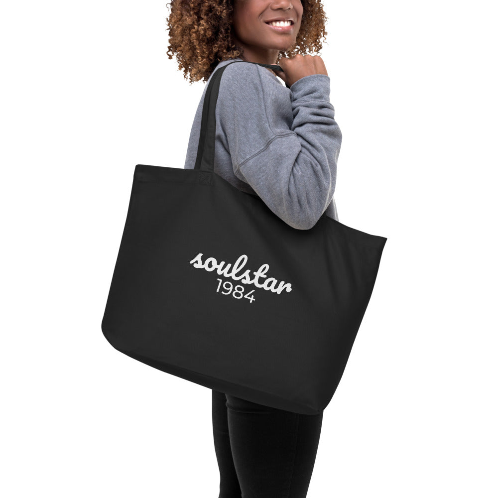 Black & Dope Large Organic Tote Bag