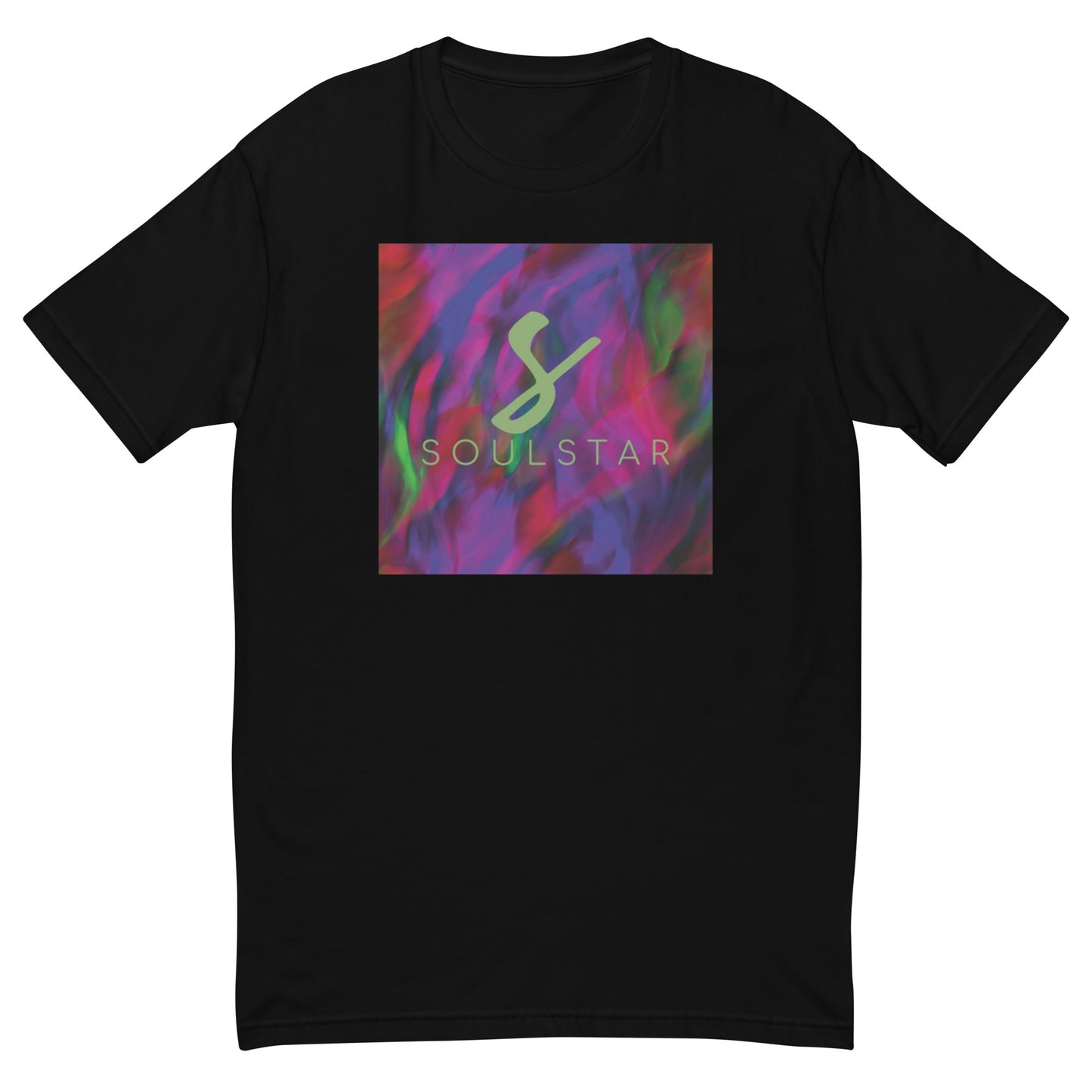 Luxe Soulstar Men's Fitted Watercolor Graphic T-Shirt