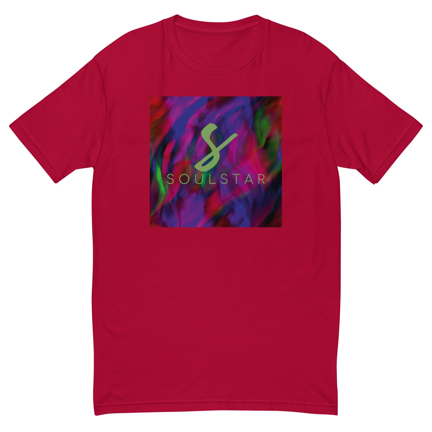 Luxe Soulstar Men's Fitted Watercolor Graphic T-Shirt
