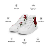 Men’s Roses High Top Canvas Shoes