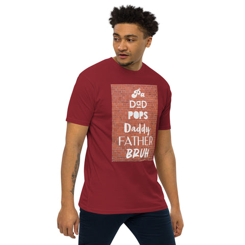 Classic Soulstar 1984 Brick Dad Names Men’s Premium Heavyweight Tee