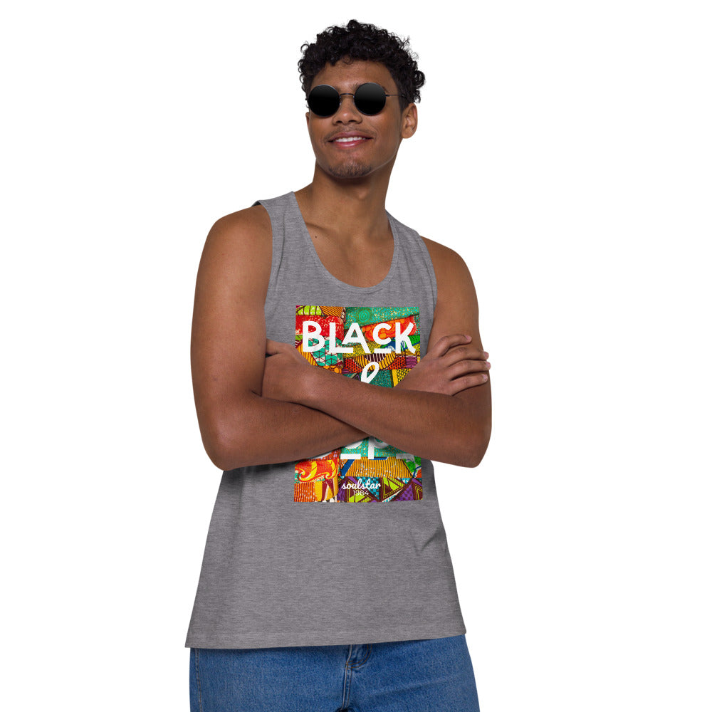 Men’s Black & Dope Premium Tank Top