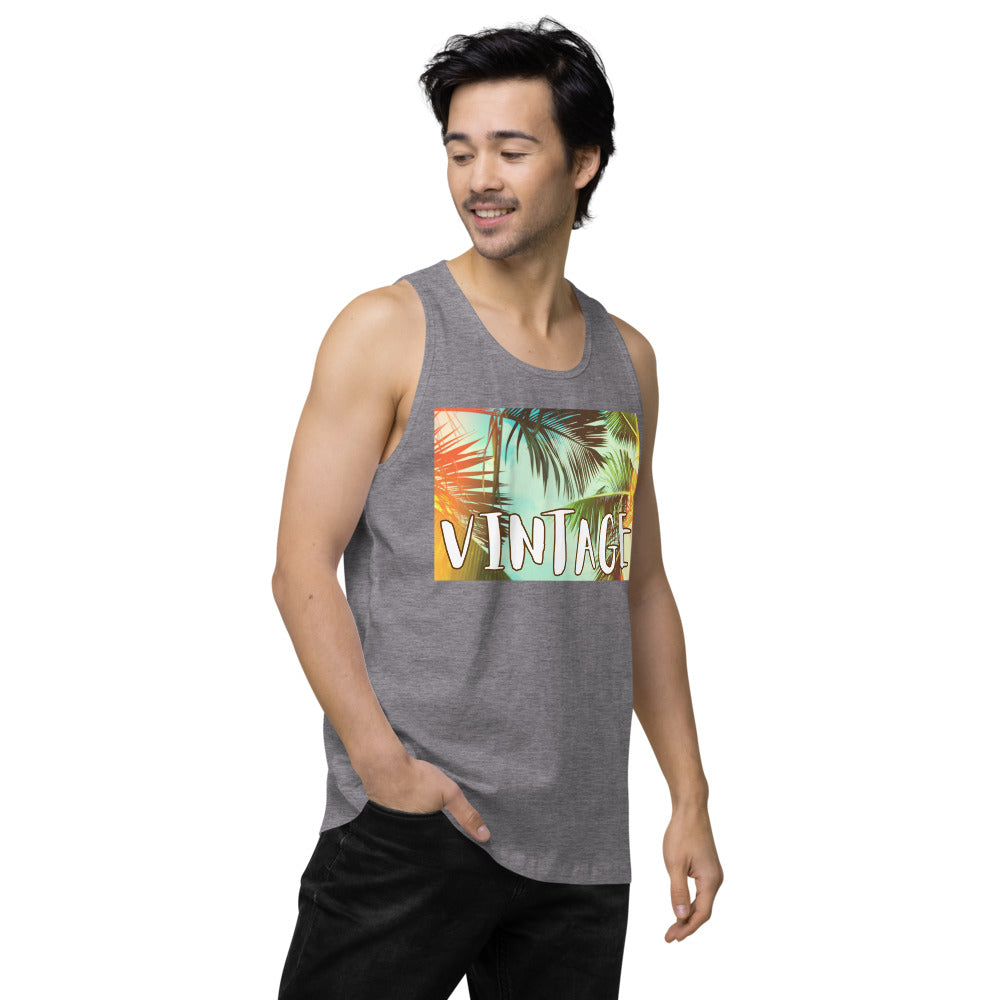 Classic Soulstar 1984 Men’s Vintage Palms Premium Tank Top