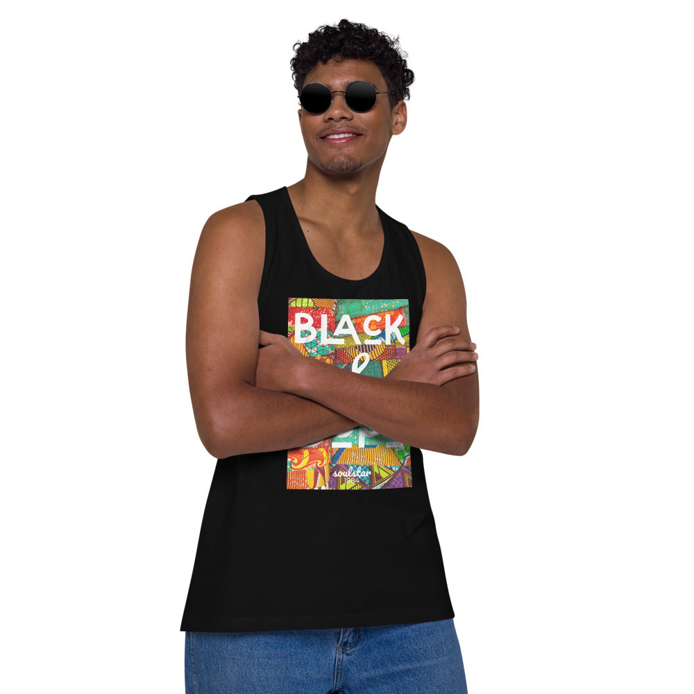 Men’s Black & Dope Premium Tank Top