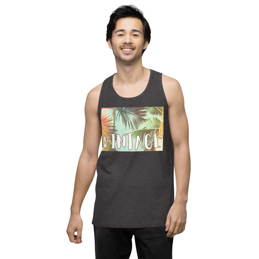 Classic Soulstar 1984 Men’s Vintage Palms Premium Tank Top