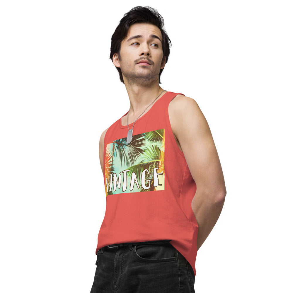 Classic Soulstar 1984 Men’s Vintage Palms Premium Tank Top