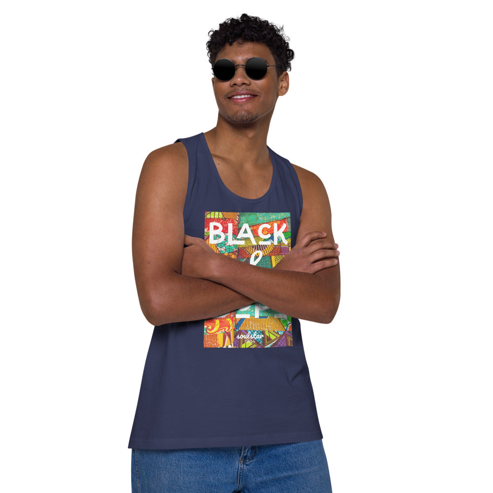 Men’s Black & Dope Premium Tank Top