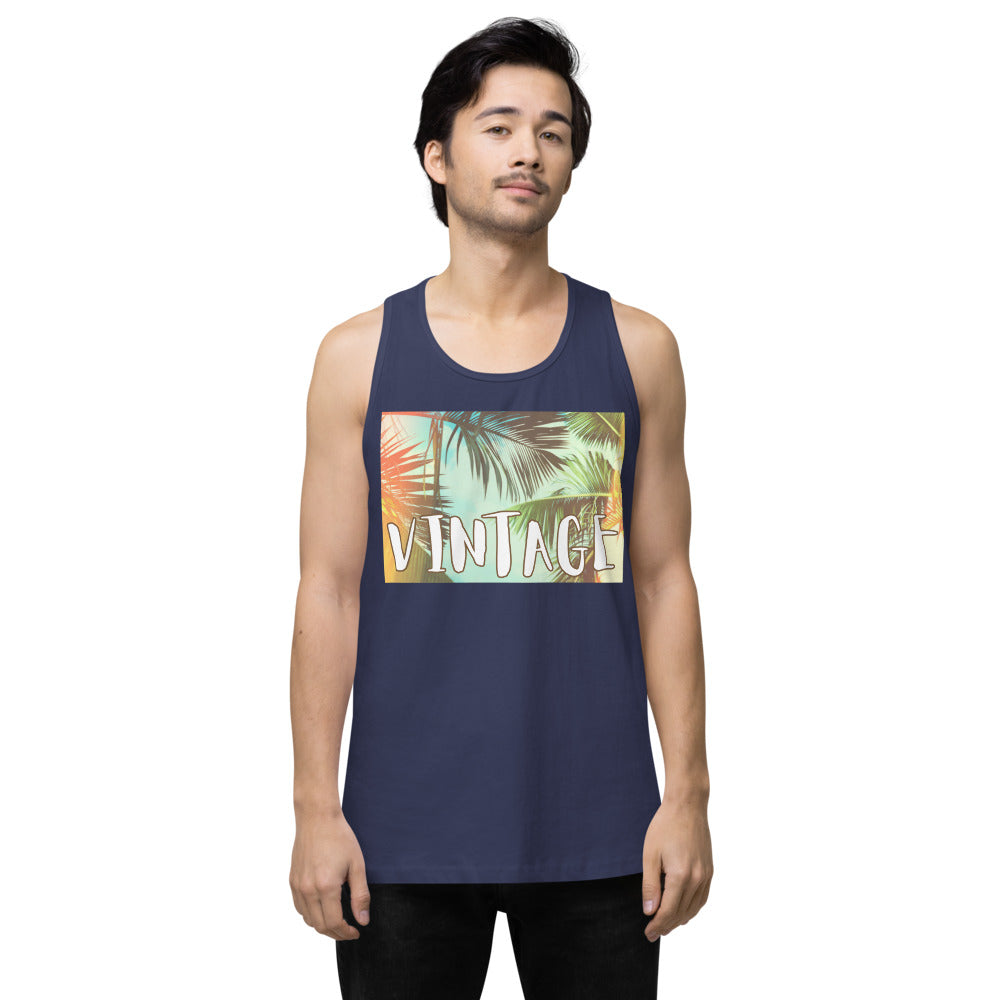 Classic Soulstar 1984 Men’s Vintage Palms Premium Tank Top