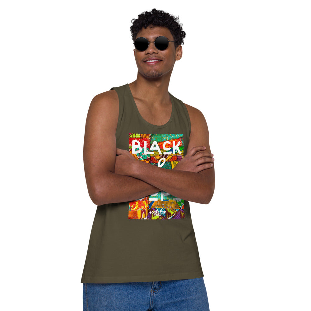 Men’s Black & Dope Premium Tank Top