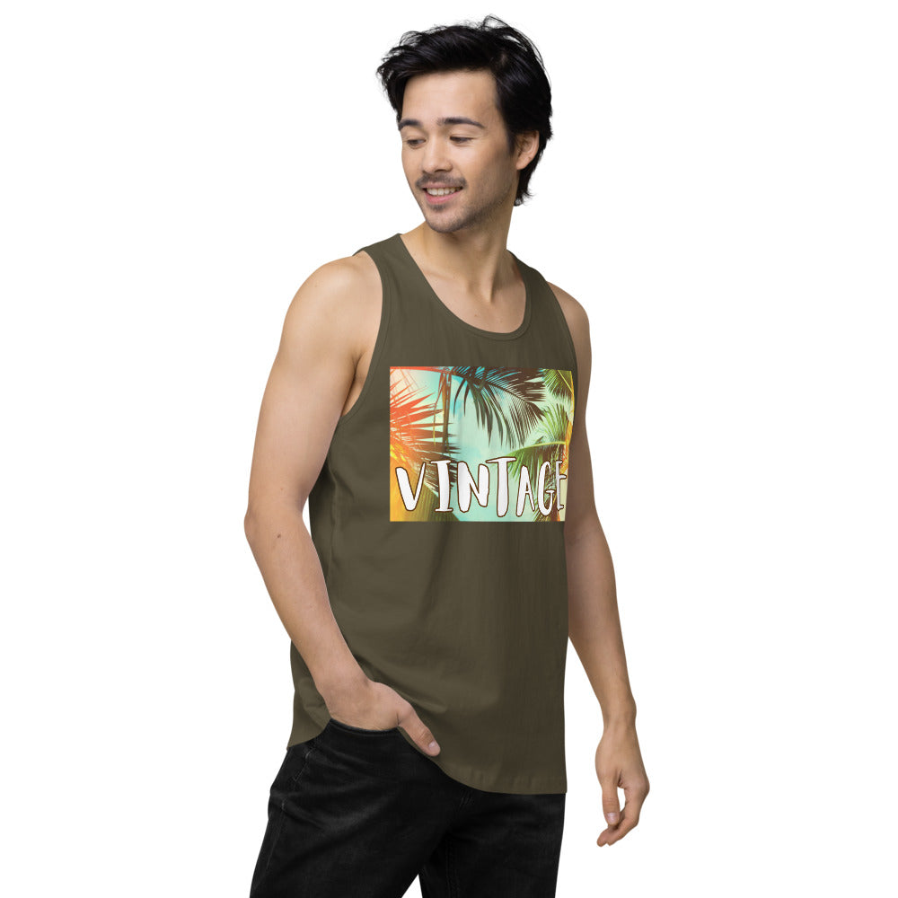 Classic Soulstar 1984 Men’s Vintage Palms Premium Tank Top