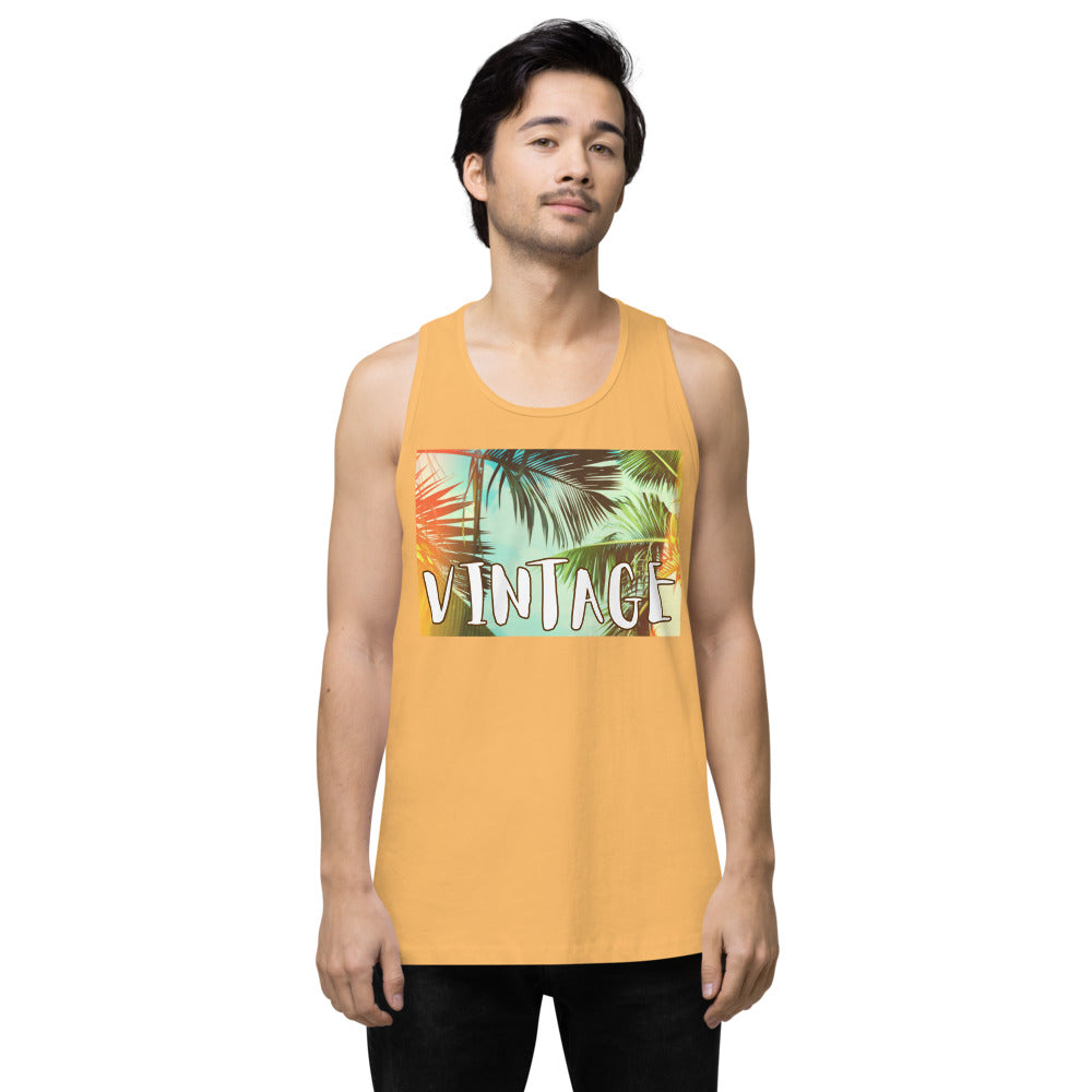 Classic Soulstar 1984 Men’s Vintage Palms Premium Tank Top