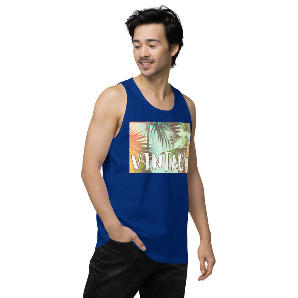 Classic Soulstar 1984 Men’s Vintage Palms Premium Tank Top
